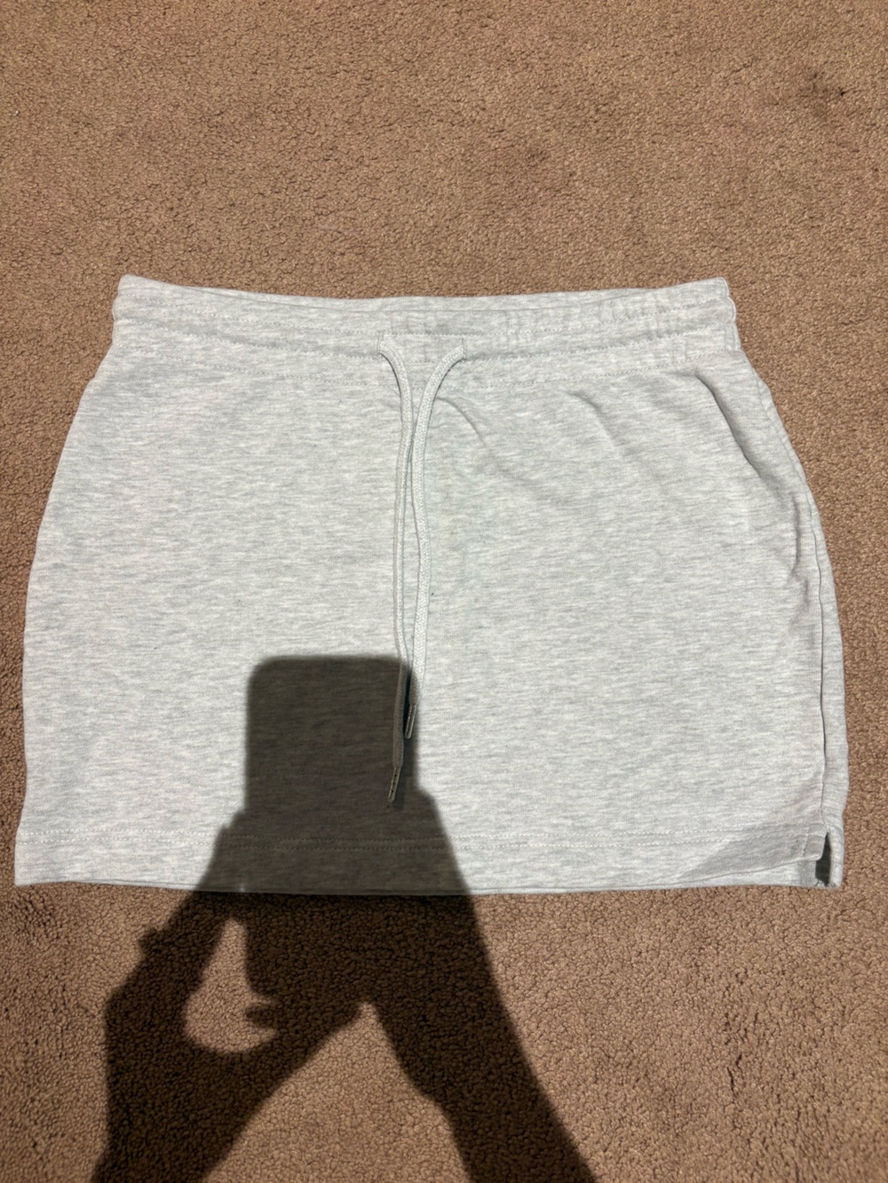 Dynamite Light Gray Mini Skirt size small